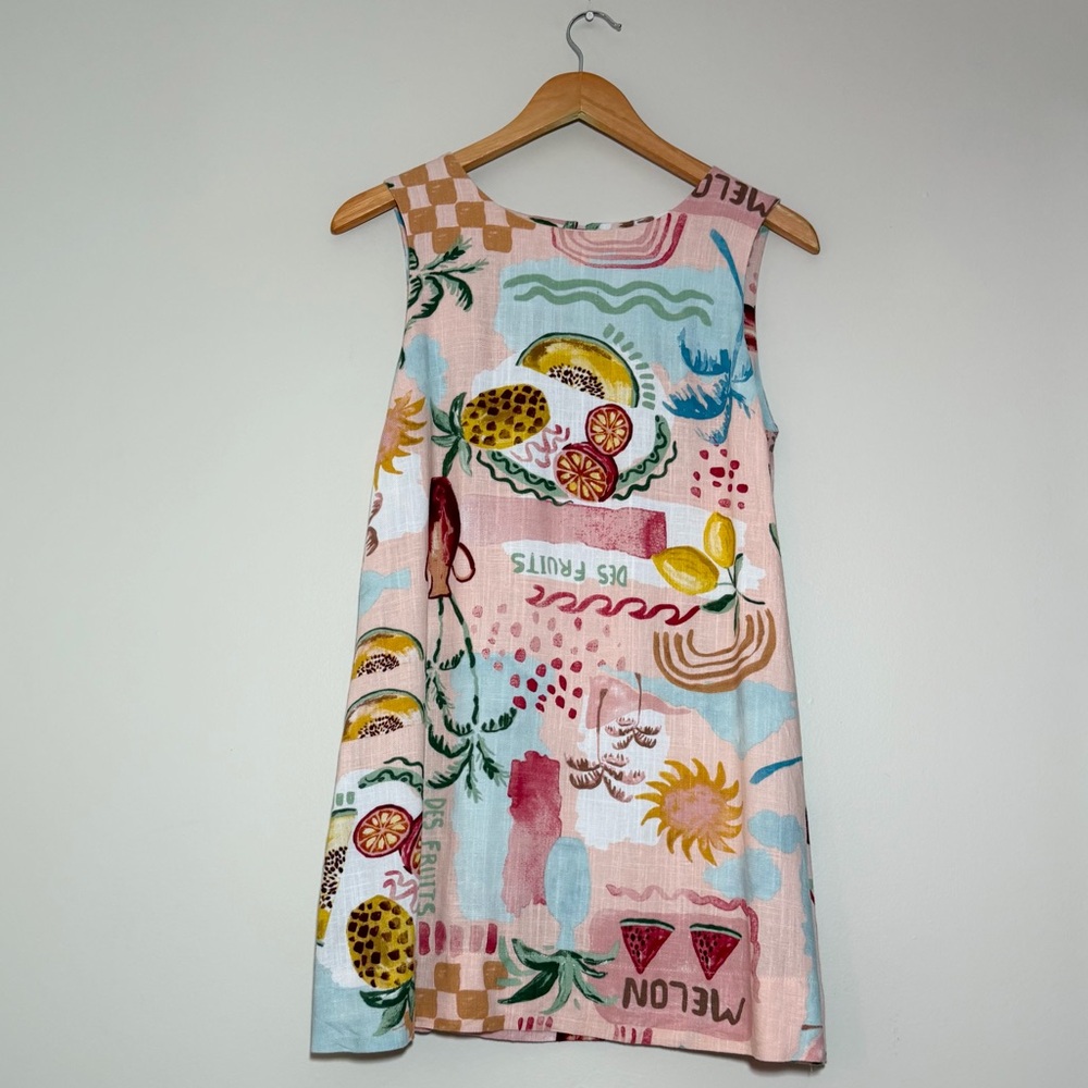 Paper Heart Summer Haze Tropical Fruit Mini Dress